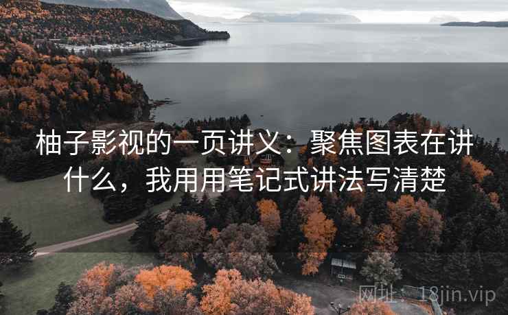 柚子影视的一页讲义：聚焦图表在讲什么，我用用笔记式讲法写清楚